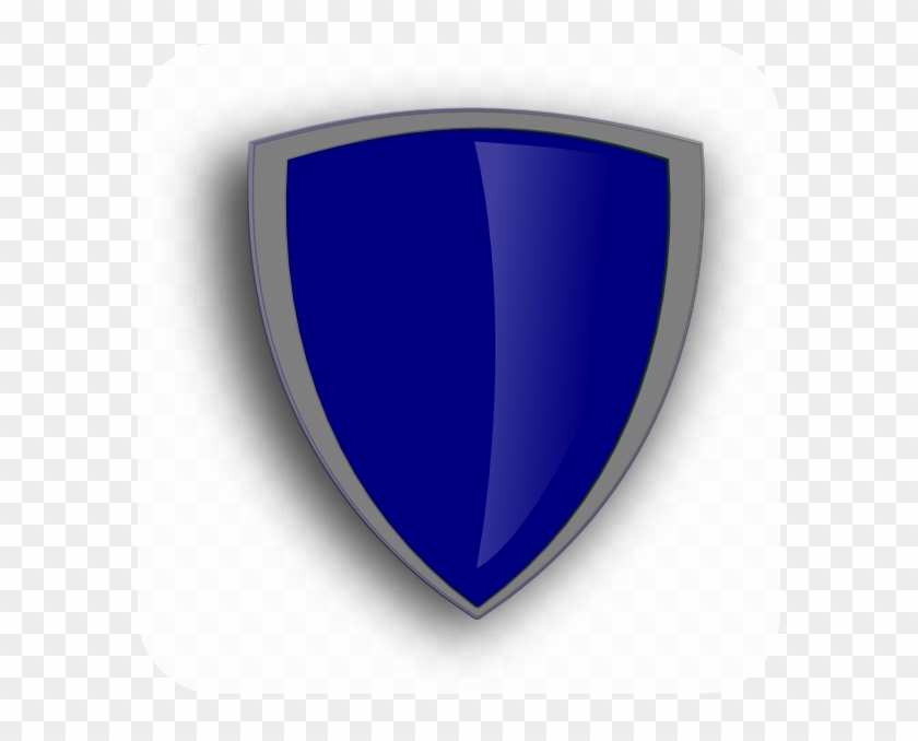 Background Transparent Shield Png - Blue Shield Cartoon Transparent Clipart