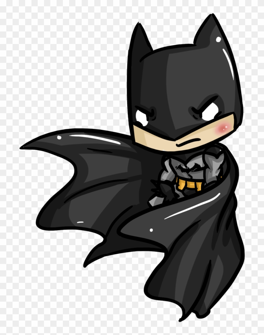 Is This Your First Heart - Cute Chibi Batman Art Clipart #600649