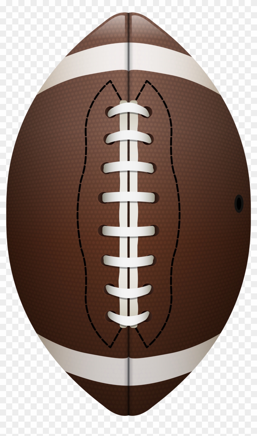 Football Ball Png Clipart - Football Front Vector Transparent Png #600678