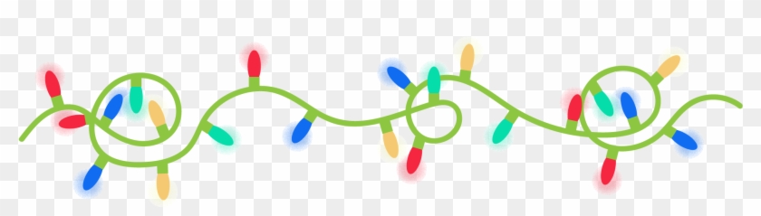 Christmas-lights - Christmas Lights Banner Clip Art - Png Download