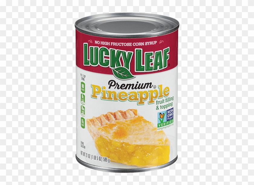 Premium Pineapple Fruit Filling & Topping - Lucky Leaf Clipart #601098