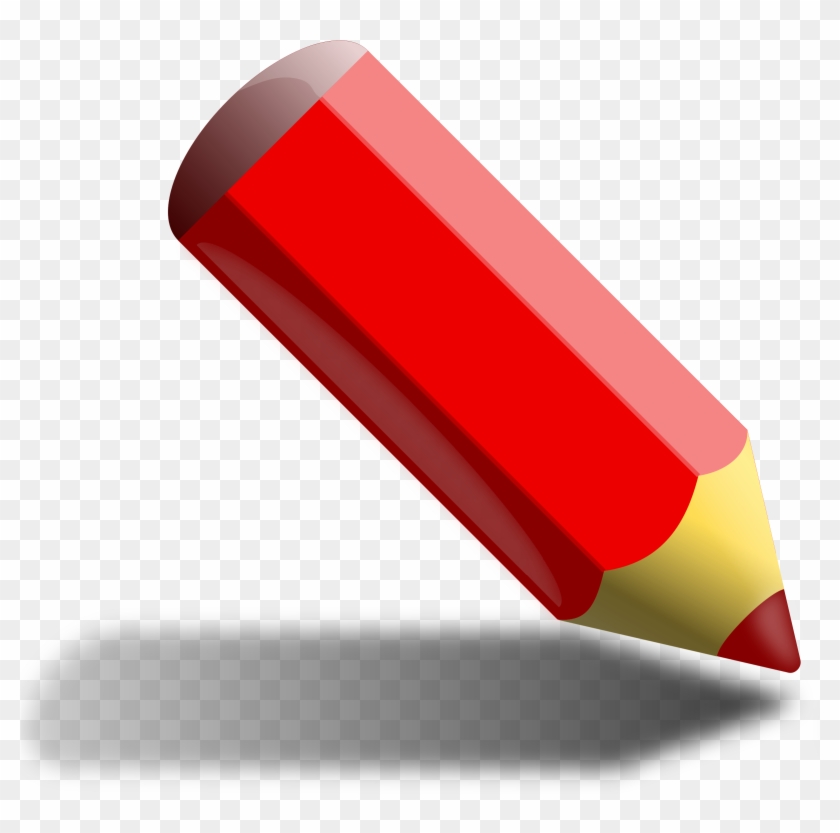 This Free Icons Png Design Of Red Pencil Clipart