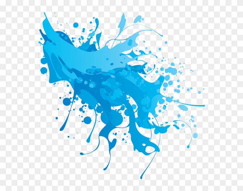 Banner Transparent Stock Remixit - Blue Splash Png Clipart