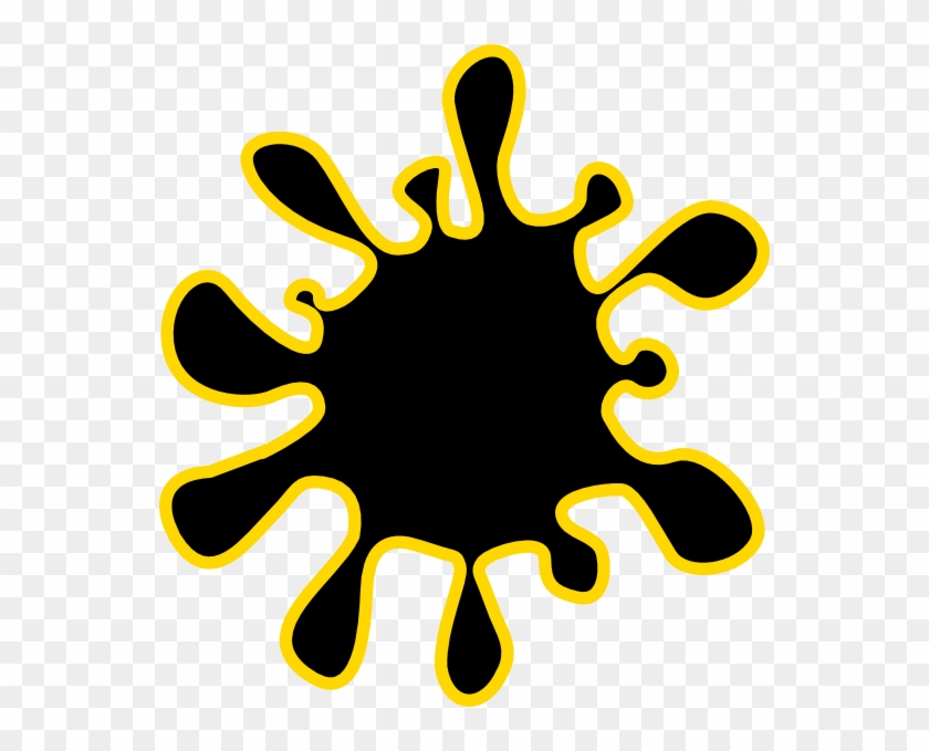 Water Splash Black Gold Logo Svg Clip Arts 552 X 599 - Png Download