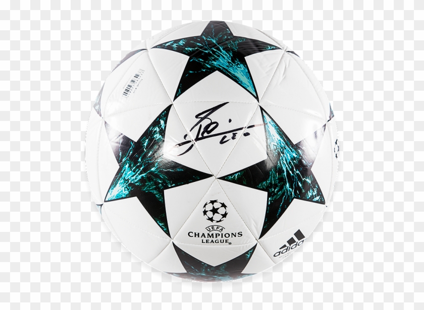 Lionel Messi Autographed Uefa Champions League Final - Uffea Champions League Ball Clipart #601475