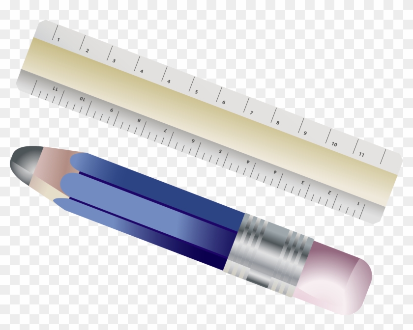 This Free Icons Png Design Of Ruler And Pencil Clipart #601618