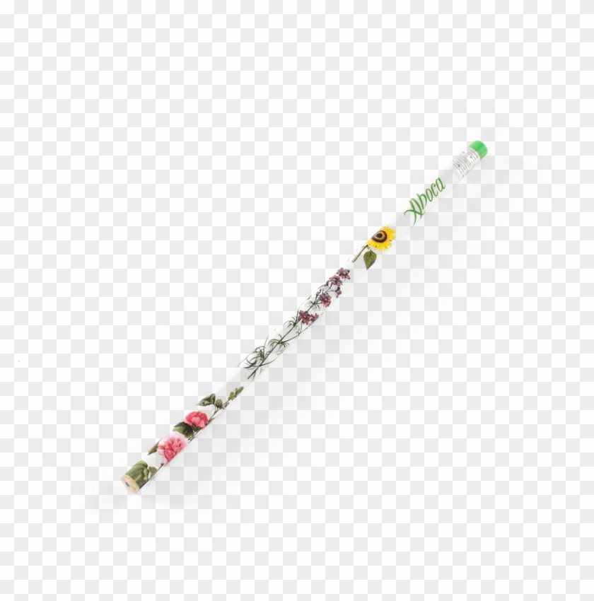 Picture Of Flower Pencil - Ski Pole Clipart