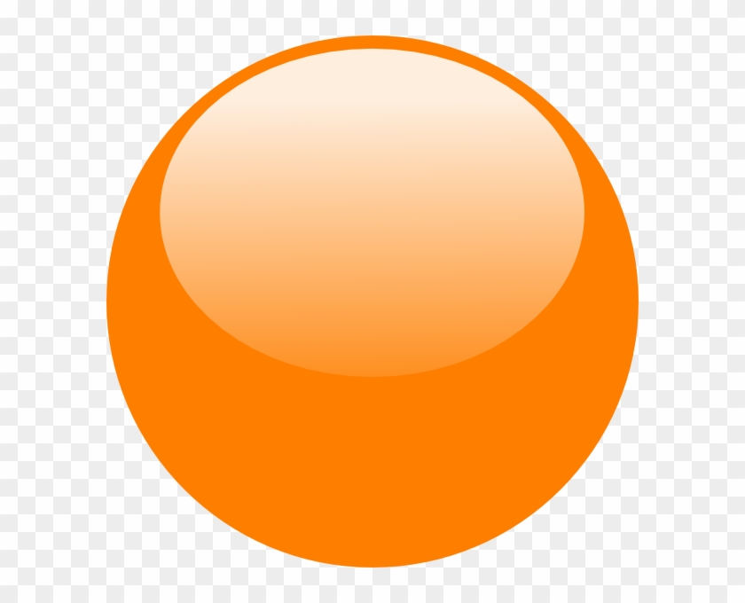 Small - Bubble Clip Art Orange - Png Download #601899