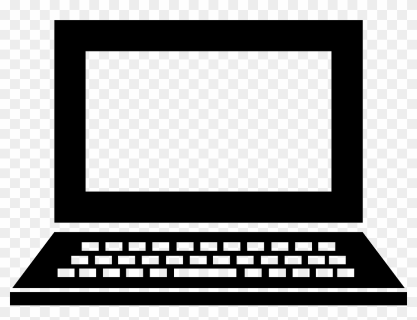 980 X 708 4 - Black Laptop Icon Png Clipart