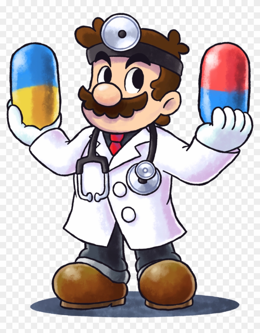 Dr-mario - Mario And Luigi Dr Mario Clipart