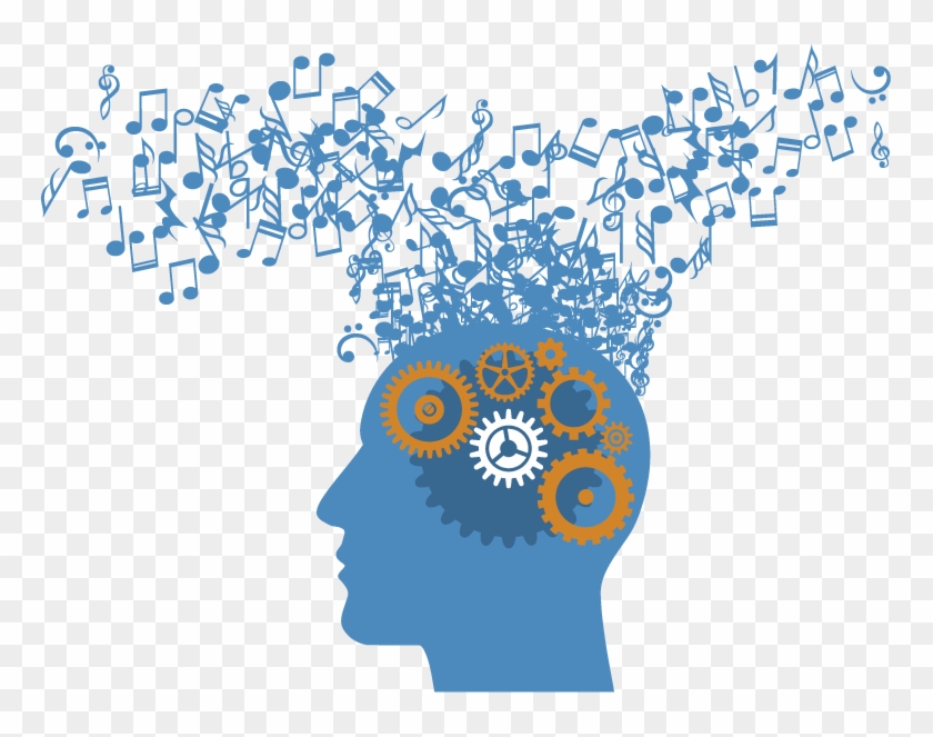 Music Brain Transparent Clipart #602281