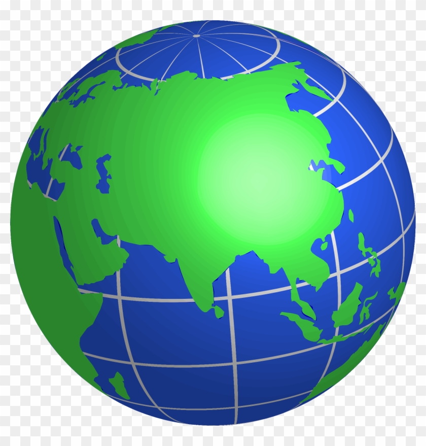 Globe Png - Globe Clipart Asia Transparent Png #602403