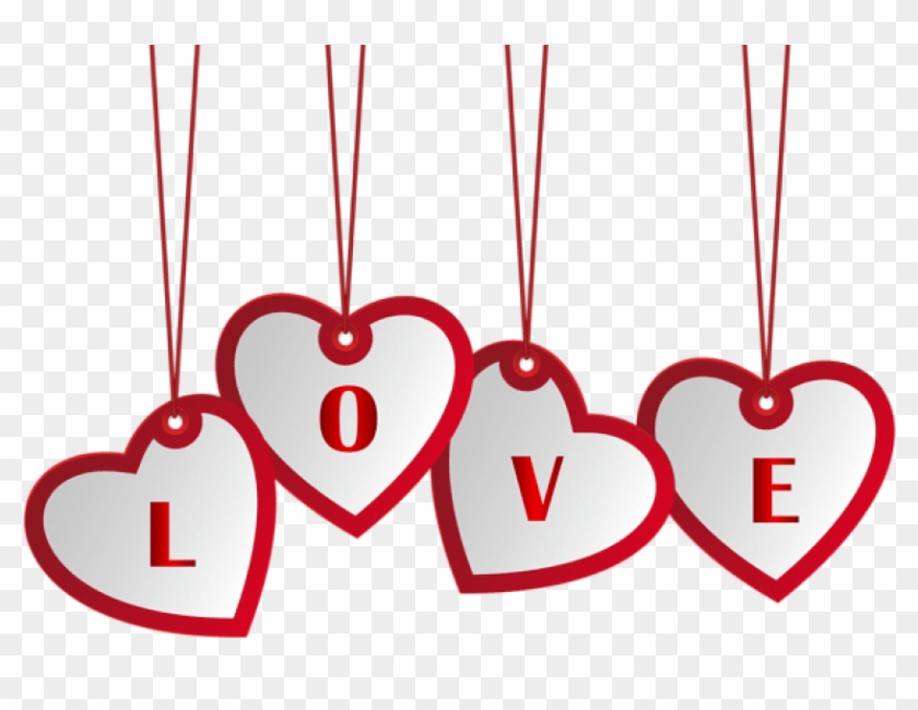 Free Png Download Hanging Love Hearts Png Images Background - Happy Birthday Love Png Clipart