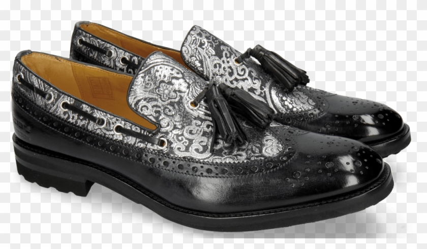 Loafers Eddy 16 Textile Glory London Fog Carbon - Slip-on Shoe Clipart