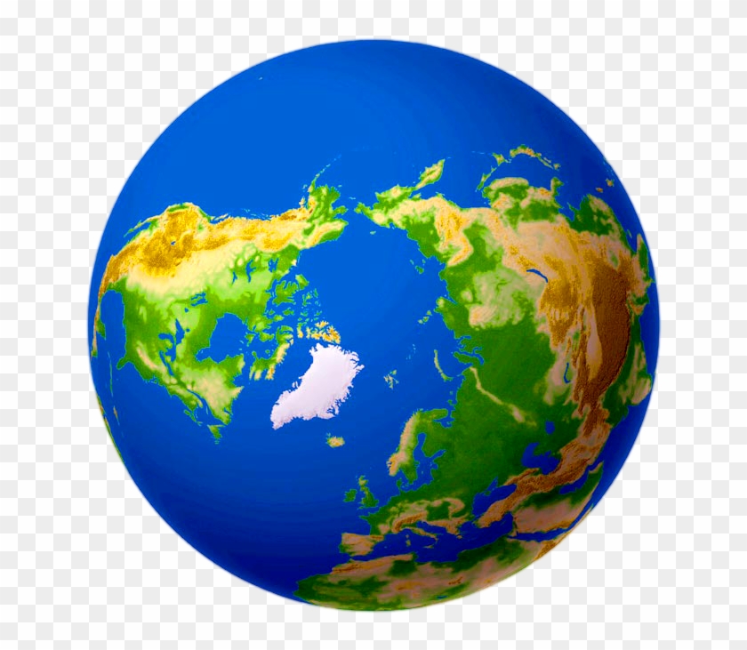 Png Format Images - Us And India On Globe Clipart
