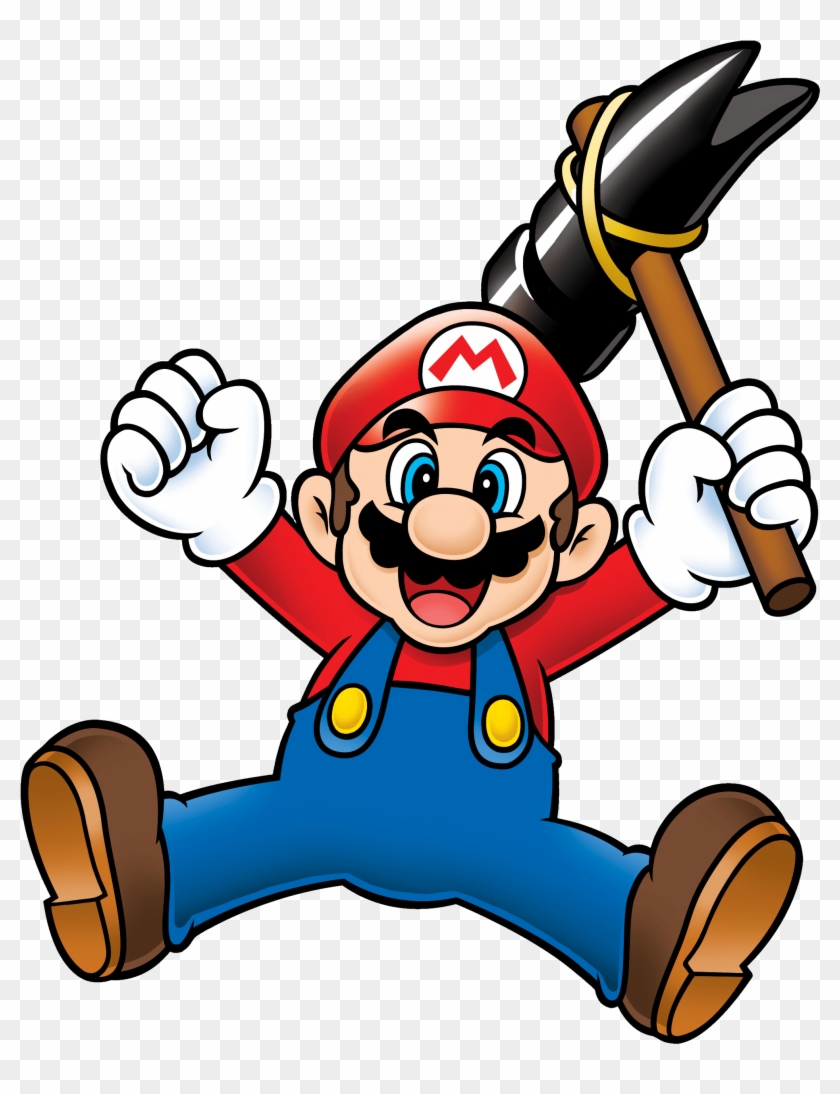 Mario With A Crazy - Crazy Mario Png Clipart