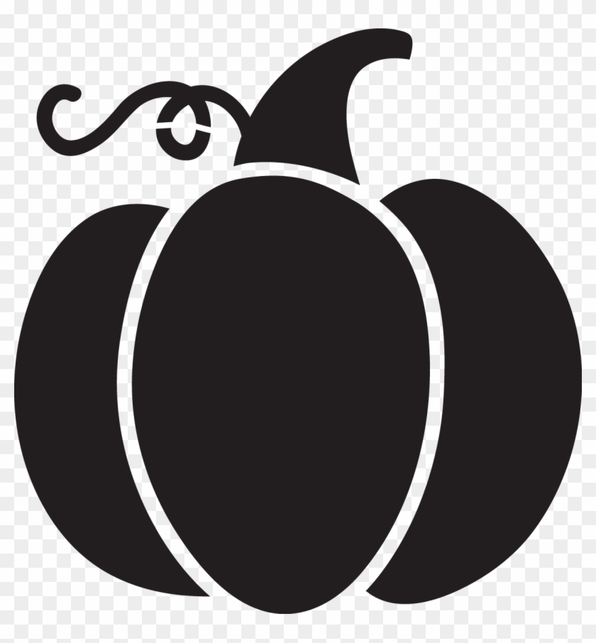 Black Pumpkin Png - Black And White Pumpkin Png Clipart