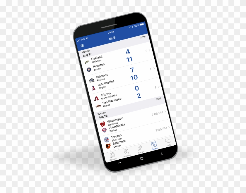 Real-time Baseball Stats And Scores In Our Mobile Apps - Iphone Clipart