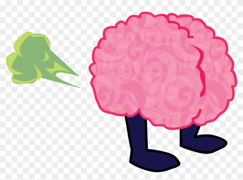 Brain Cartoon Png - Brain Fart Png Transparent Clipart #603020