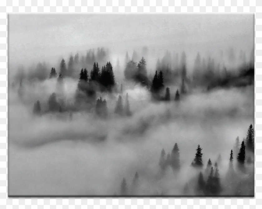 Ground Fog - Monochrome Clipart