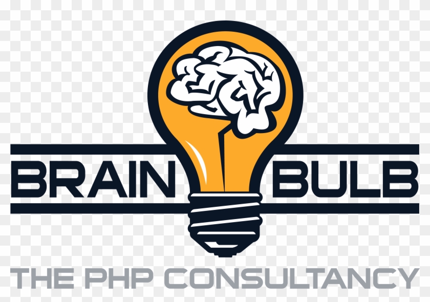 Brain Bulb Logo Large - Brain In Bulb Logo Clipart
