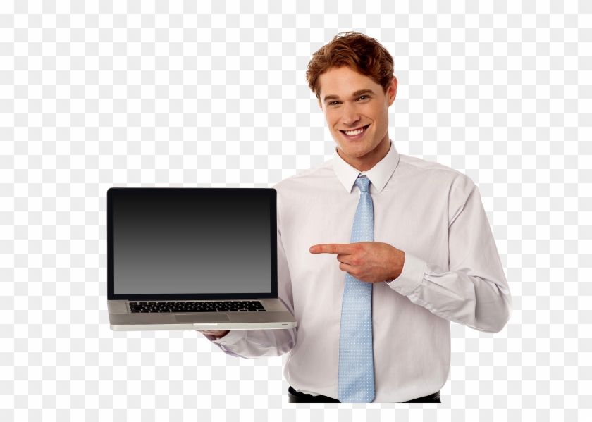 Men With Laptop Png - Man With Laptop Png Clipart #603486