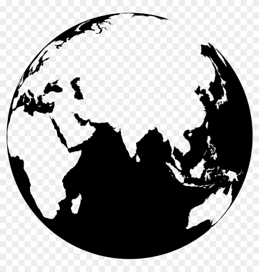 Black Globe Png - Earth Vector Image Png Clipart #603760