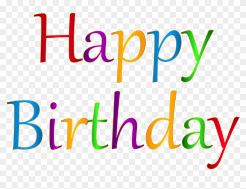 Download Happy Birthday Png Images Background - Happy Birthday Png Clipart #603779