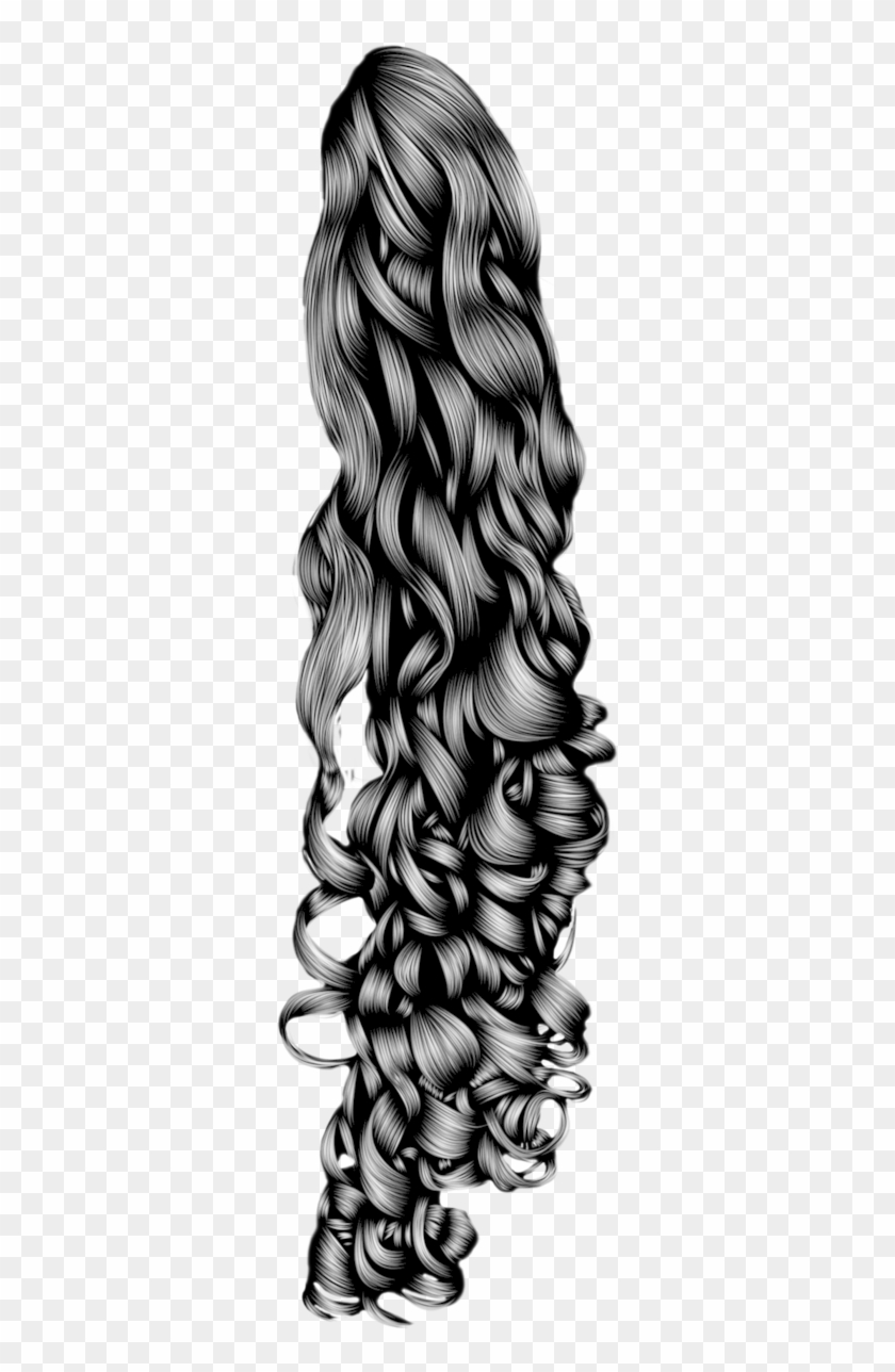 Hair Curls Png Transparent Image - Ponytail Png Clipart #603782