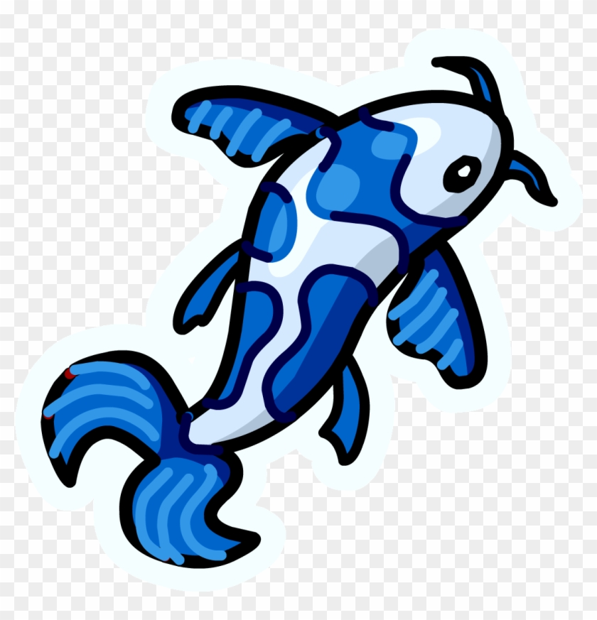 Image - Blue Koi Fish Png Clipart #603910