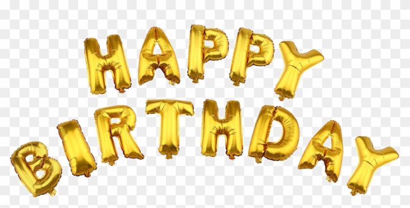 Happy Birthday Foil Balloon Transparent - Happy Birthday Balloons Transparent Clipart
