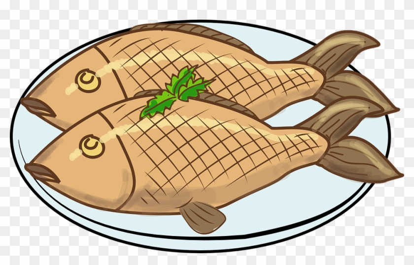 Fish Feed Fry - Fried Fish Clipart Png Transparent Png #604055