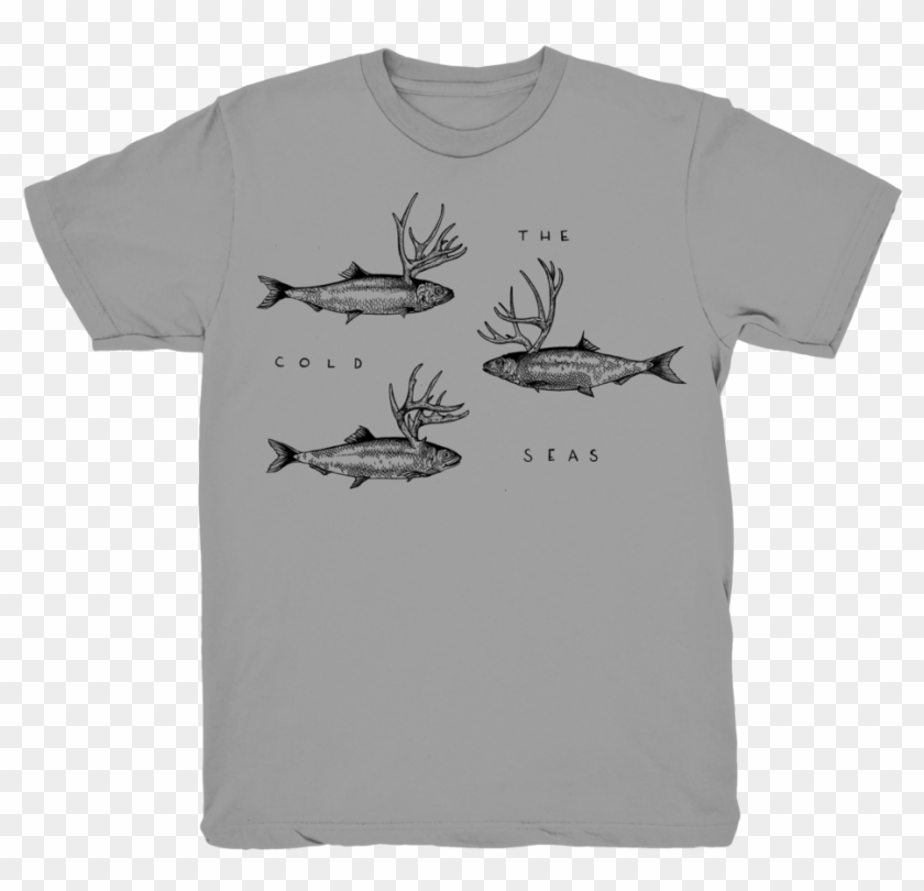 Grey Fish Shirt - T-shirt Clipart