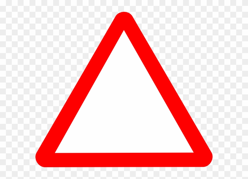Triangle Attention Png - Information Would Be Shown In A Triangular Road Sign Clipart