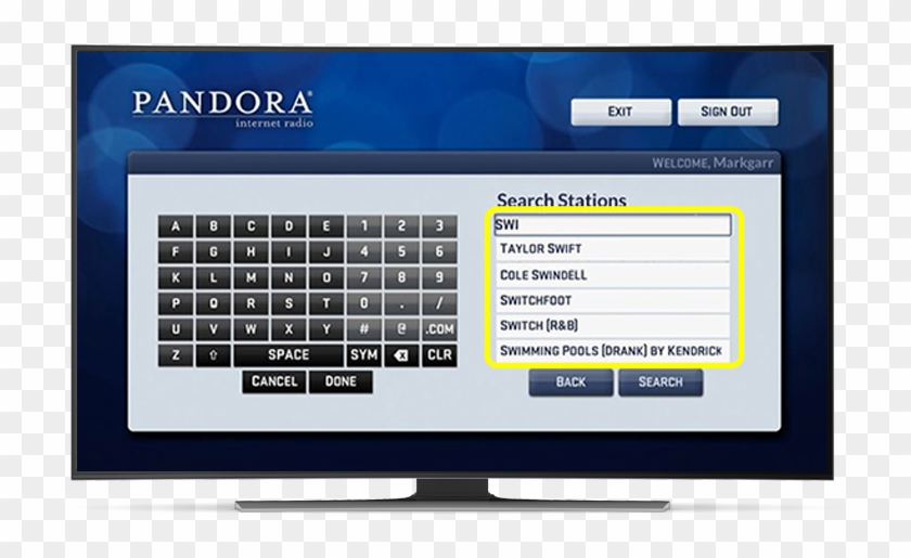Stream Pandora On Your Tv And Discover New Music - Pandora Clipart #604305