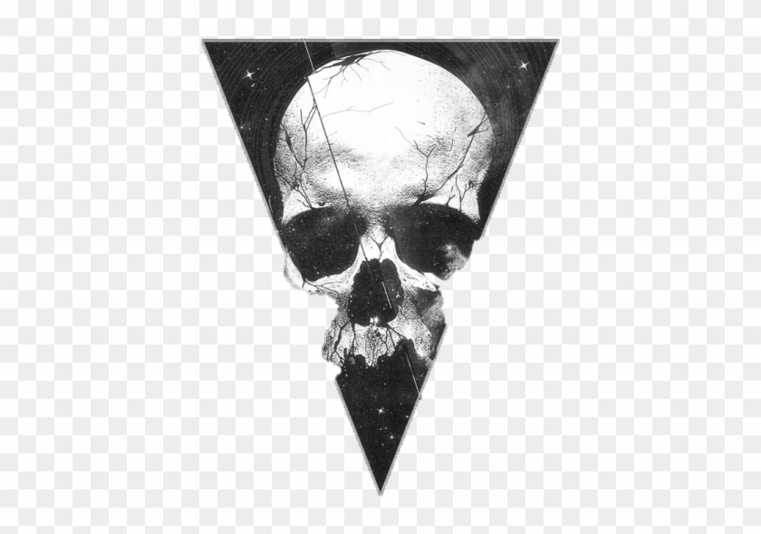 #skull #triangle - Skull Clipart