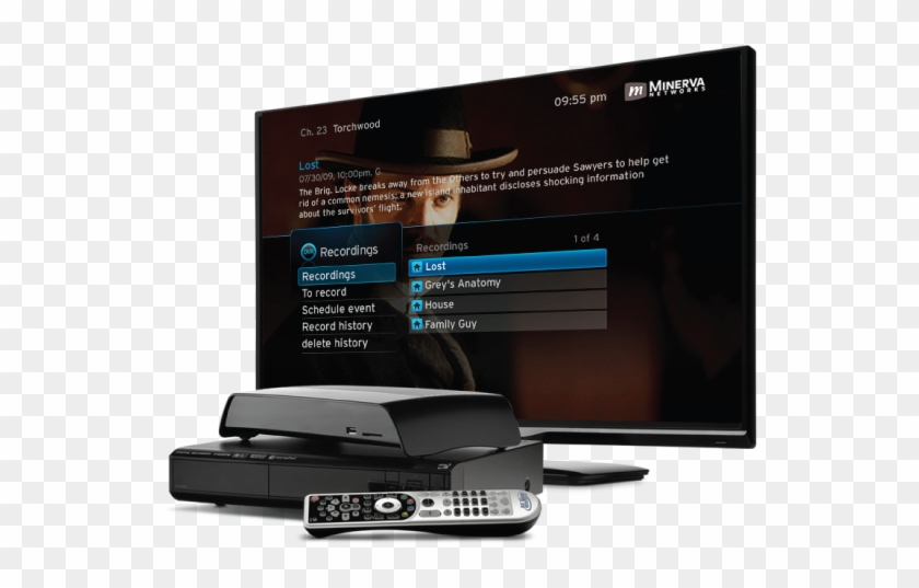 Dvr & Set Top Boxes - Led-backlit Lcd Display Clipart