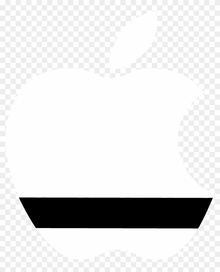 Apple Logo Black And White Clipart #604861