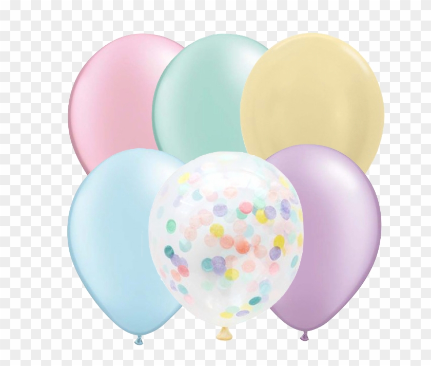 Pastel Balloons Png Clipart