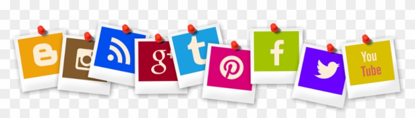 Social Media Icons - Social Media Platforms Png Clipart