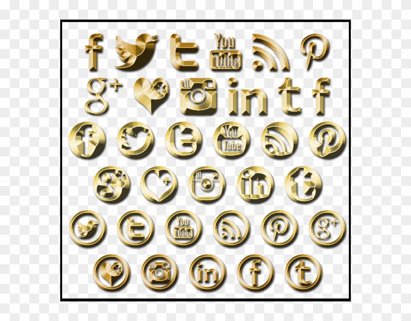 My Font With Some Styles Applied - Brass Clipart #605072