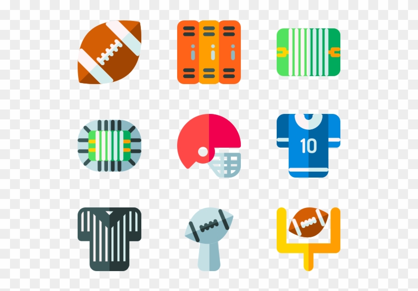American Football - Graphic Design Clipart #605240