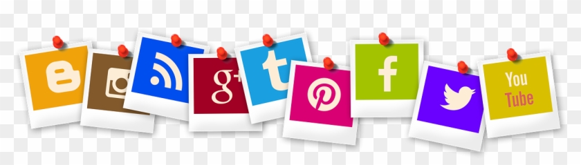 [0] Social Media Icons - Social Media Marketing Clipart #605242