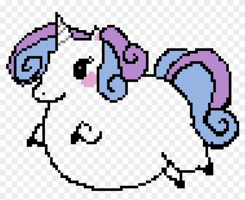 Fat Unicorn - Strijkkralen Winnie The Pooh Clipart #605243