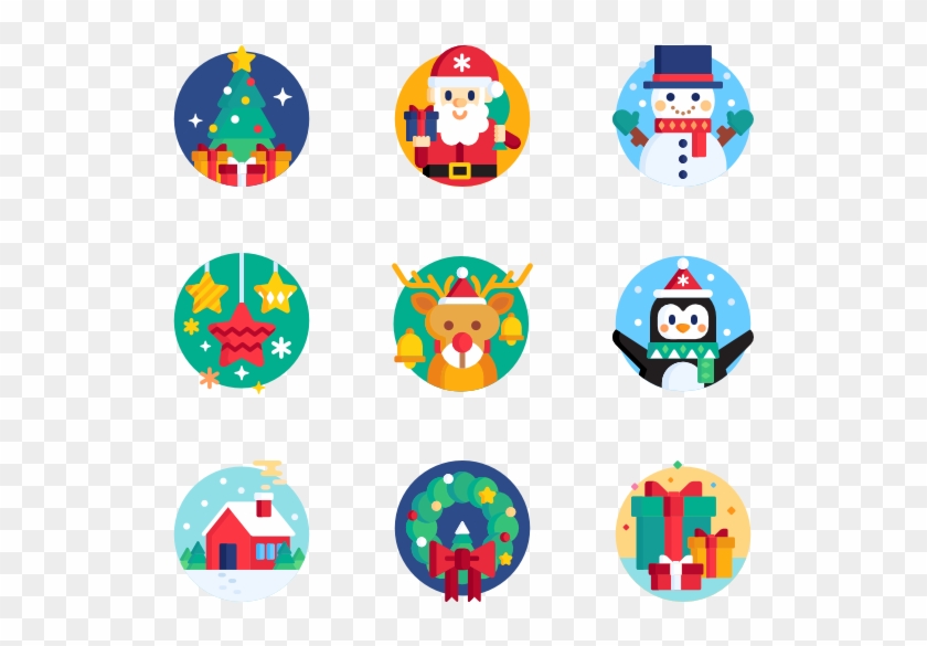Christmas - School & Work Vector Flat Icons Png Clipart #605429