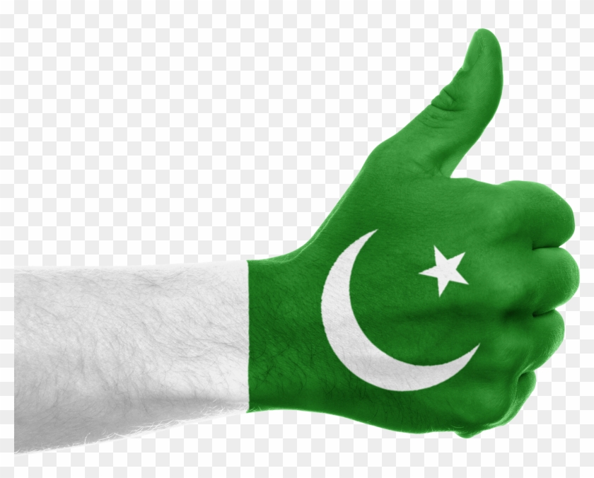 Pakistan Flag Hand Thumbs Up 641446 - Pakistan Flag New 2017 Clipart