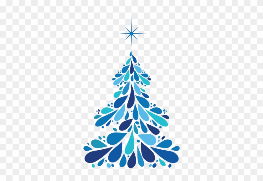600 X 600 43 - Christmas Tree Clipart Blue - Png Download #605552