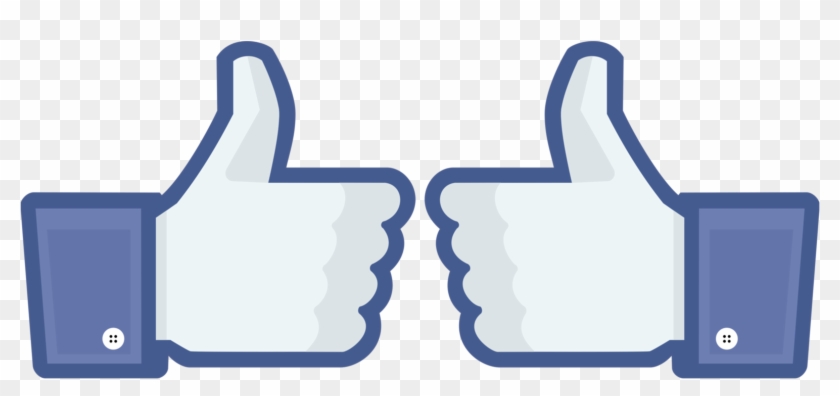 Facebook Like Thumbs Up Png - 1100 Facebook Likes Clipart #605790