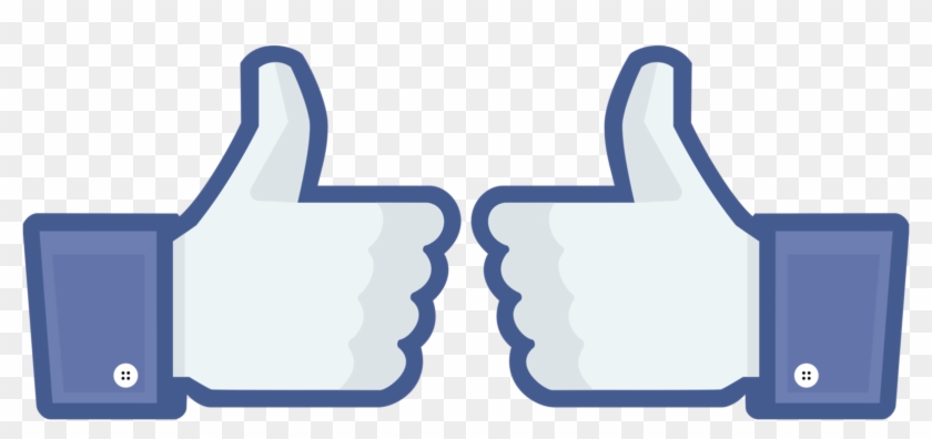 Facebook Like Thumbs Up Png - 1100 Facebook Likes Clipart #605790
