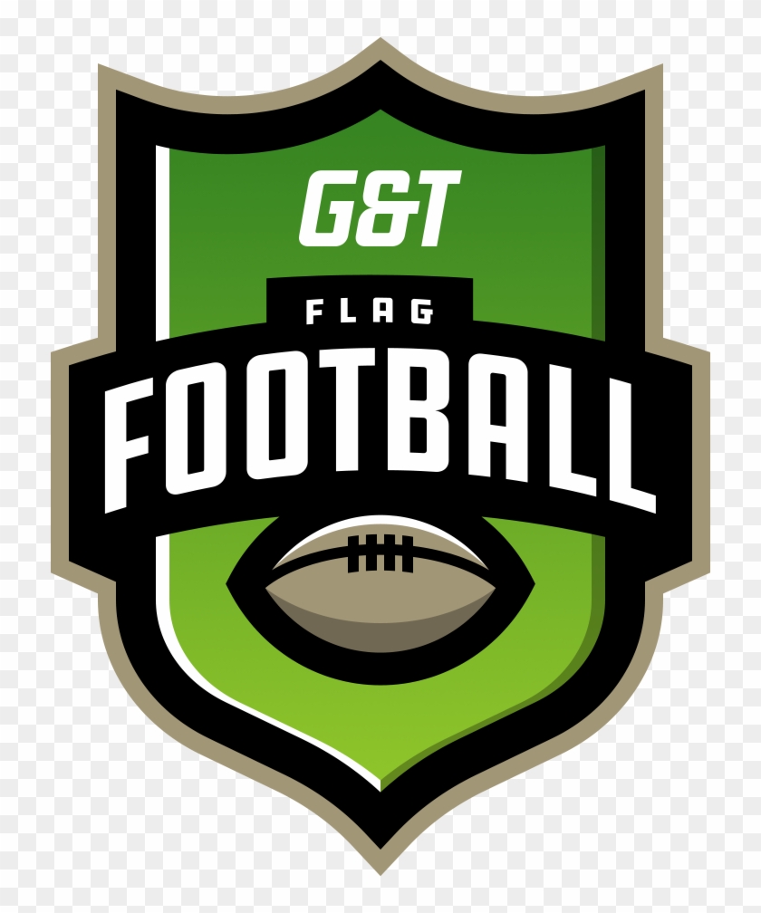 Flag Football - Emblem Clipart #606110